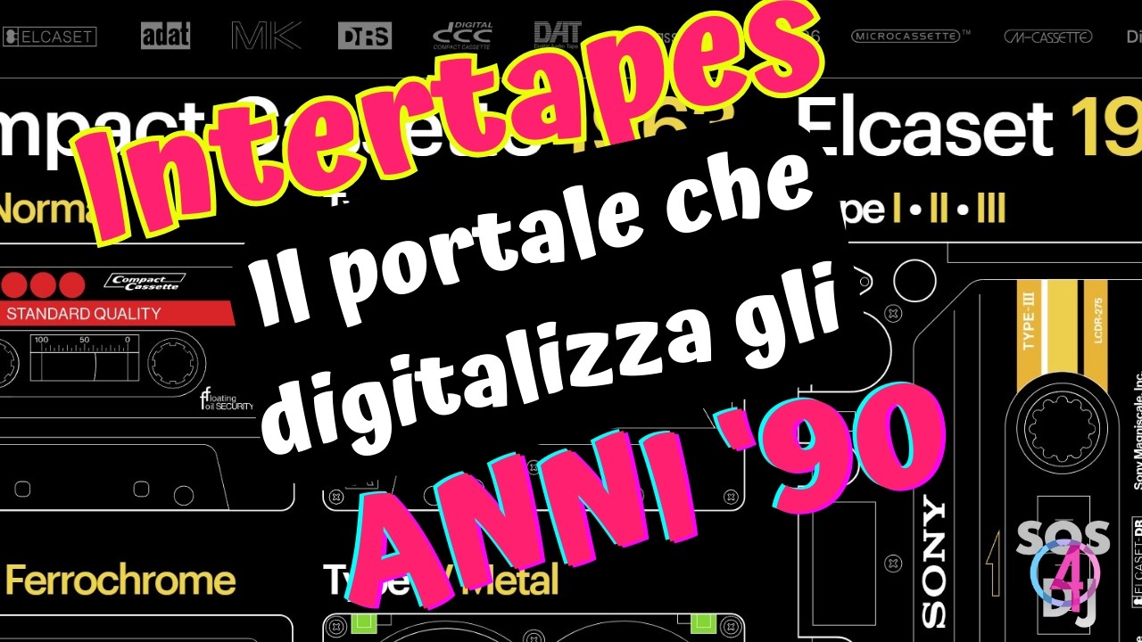 ONLINE LA STORIA DELLE CASSETTE ANNI '90: &Egrave; un viaggio pazzesco!