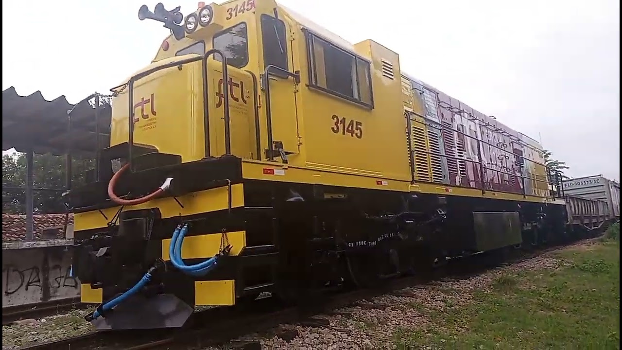 FTL 3145 DA FERROVIA TRANSNORDESTINA LINHA OESTE PASSANDO NA CAUCAIA HORARIO(16:16)(U20) RESPOSTANDO