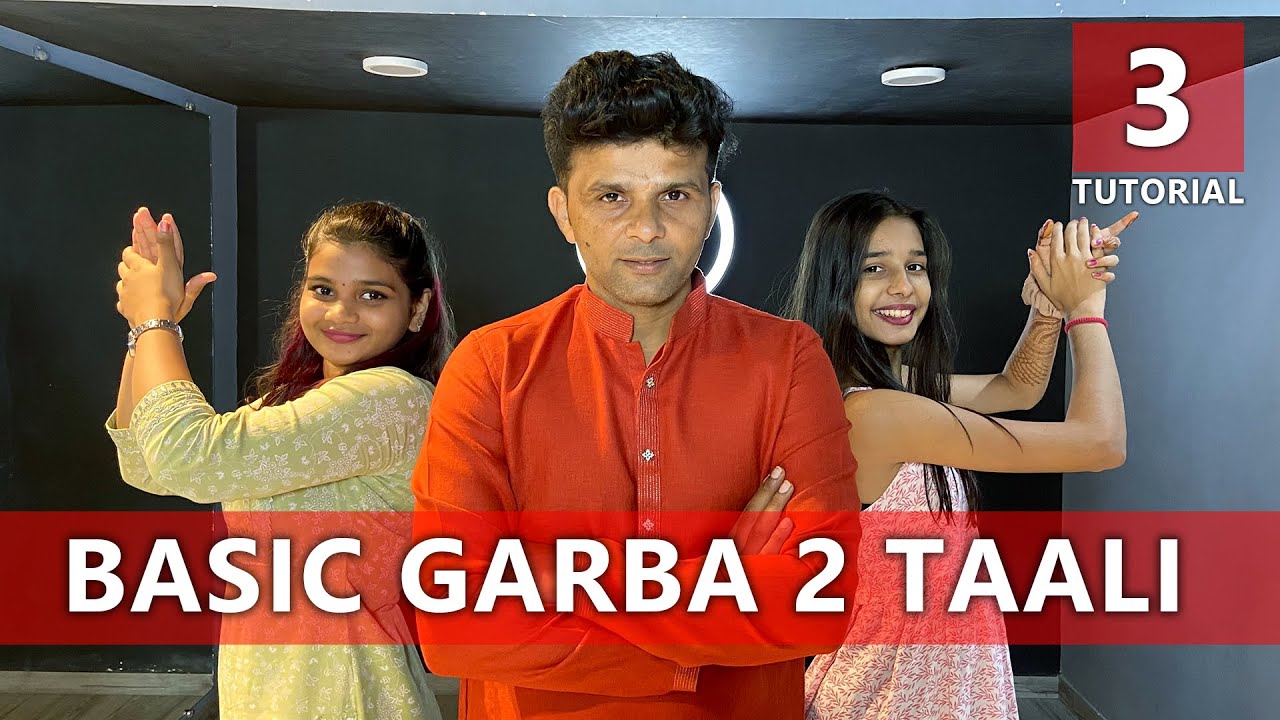 Basic Garba  Dance 2 Taali | Beginners Tutorial 3 | by Girish Prajapati