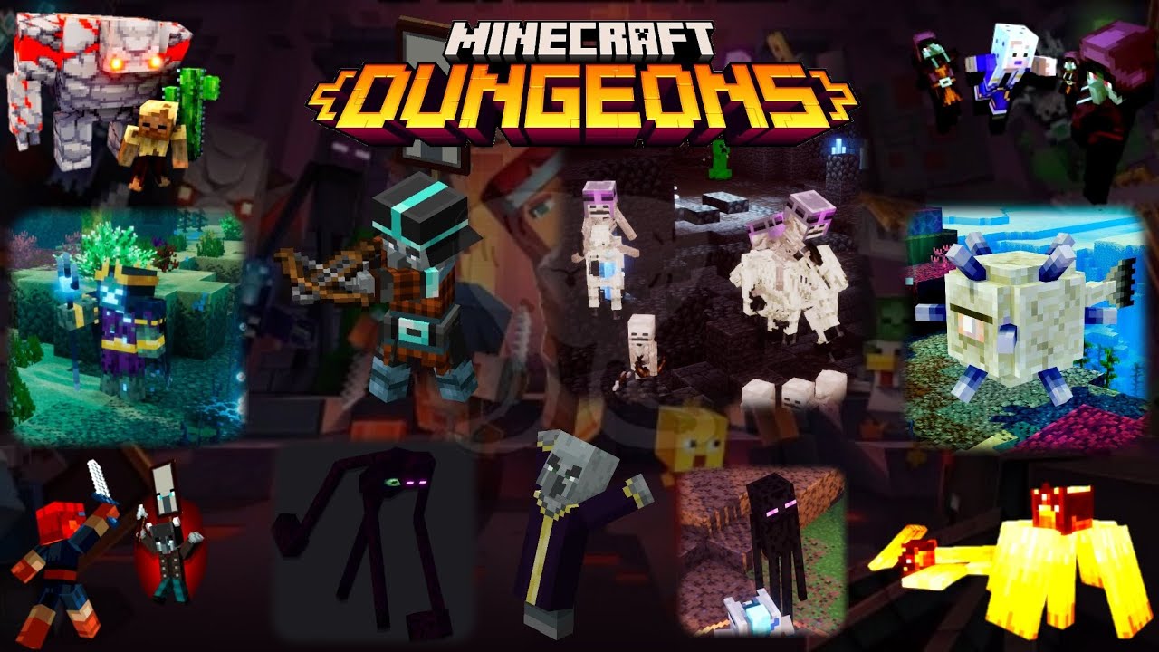 Minecraft Dungeons: EVERY MINI BOSS THEME (With Timestamps)