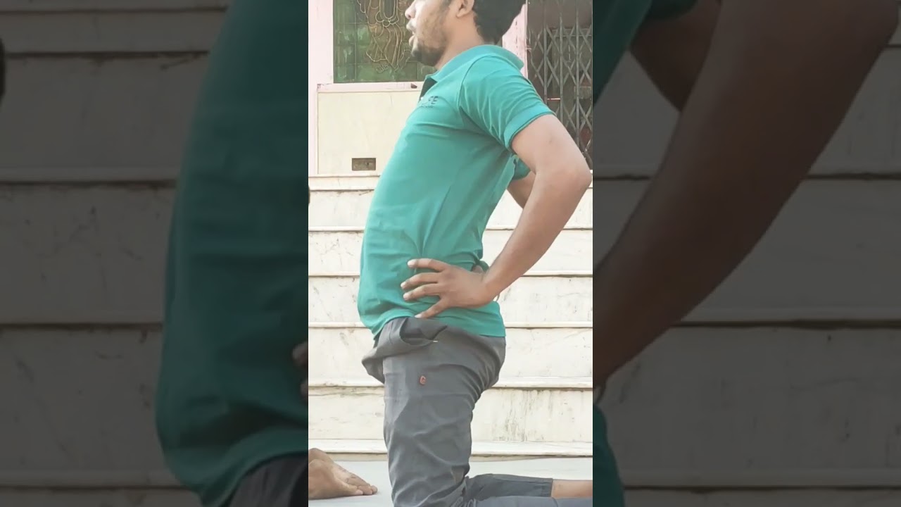 yoga with different song 🎵🎵