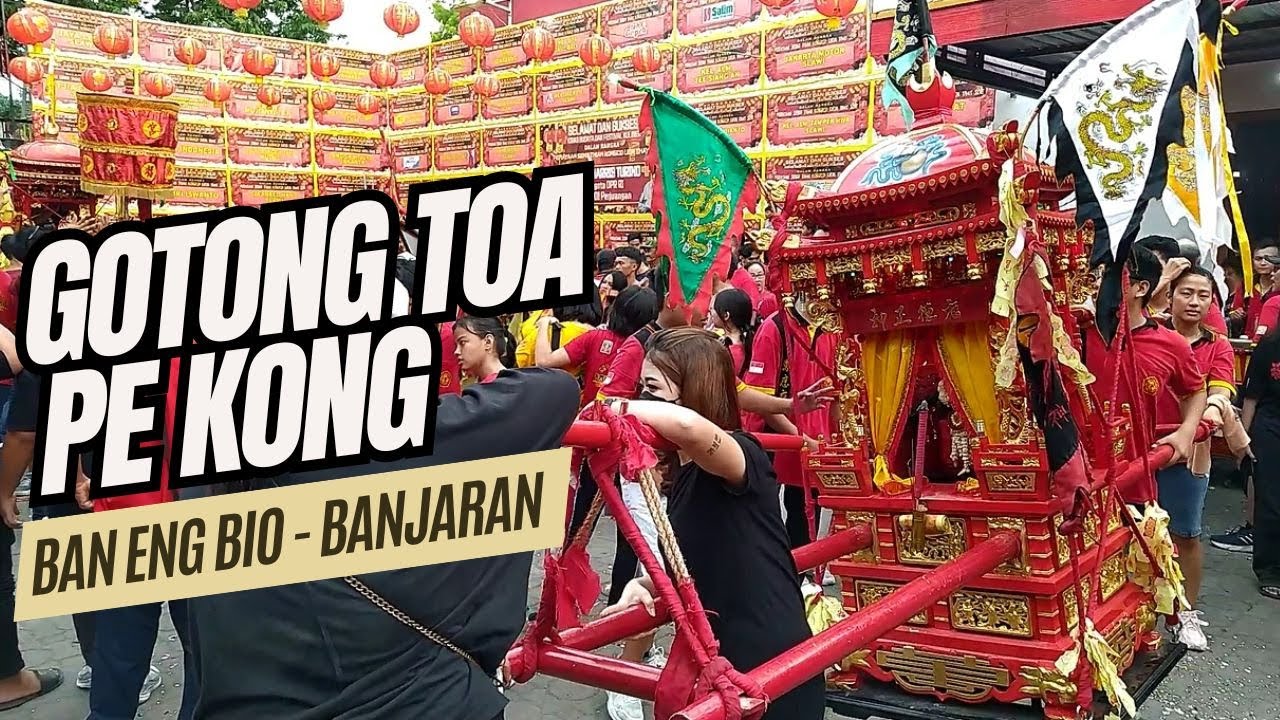 MUDA-MUDI KLENTENG BAN ENG BIO GOTONG TOA PE KONG - KONGCO LIEM THAY SOE Slawi, Indonesia 2023