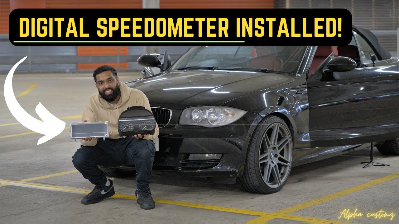 BMW 1 SERIES E88/E87/E82: DIGITAL SPEEDOMETER UPGRADE!
