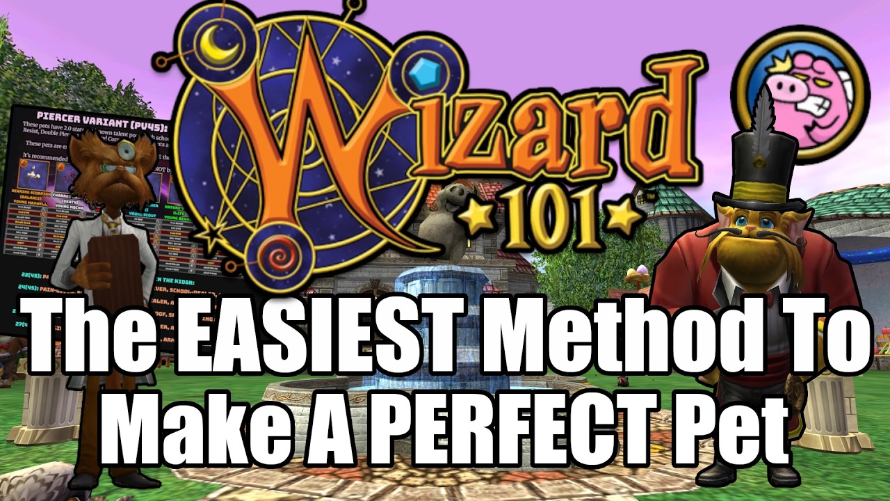 How To Make a PERFECT PET in Wizard101