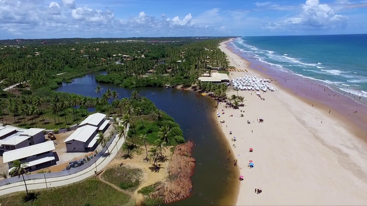 Um Drone em Imbassaí - Litoral Norte da Bahia