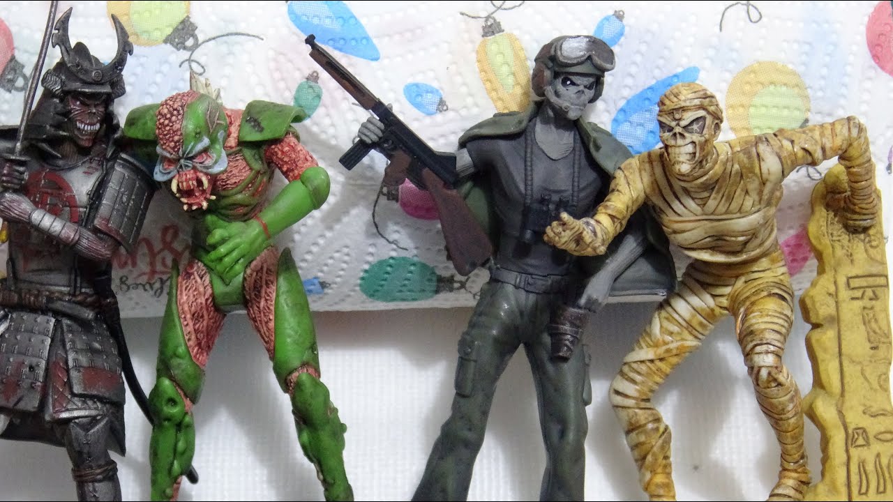 Collezione Iron Maiden  Eddie 3D Collection - Figure N. 15, 16, 17, 18.