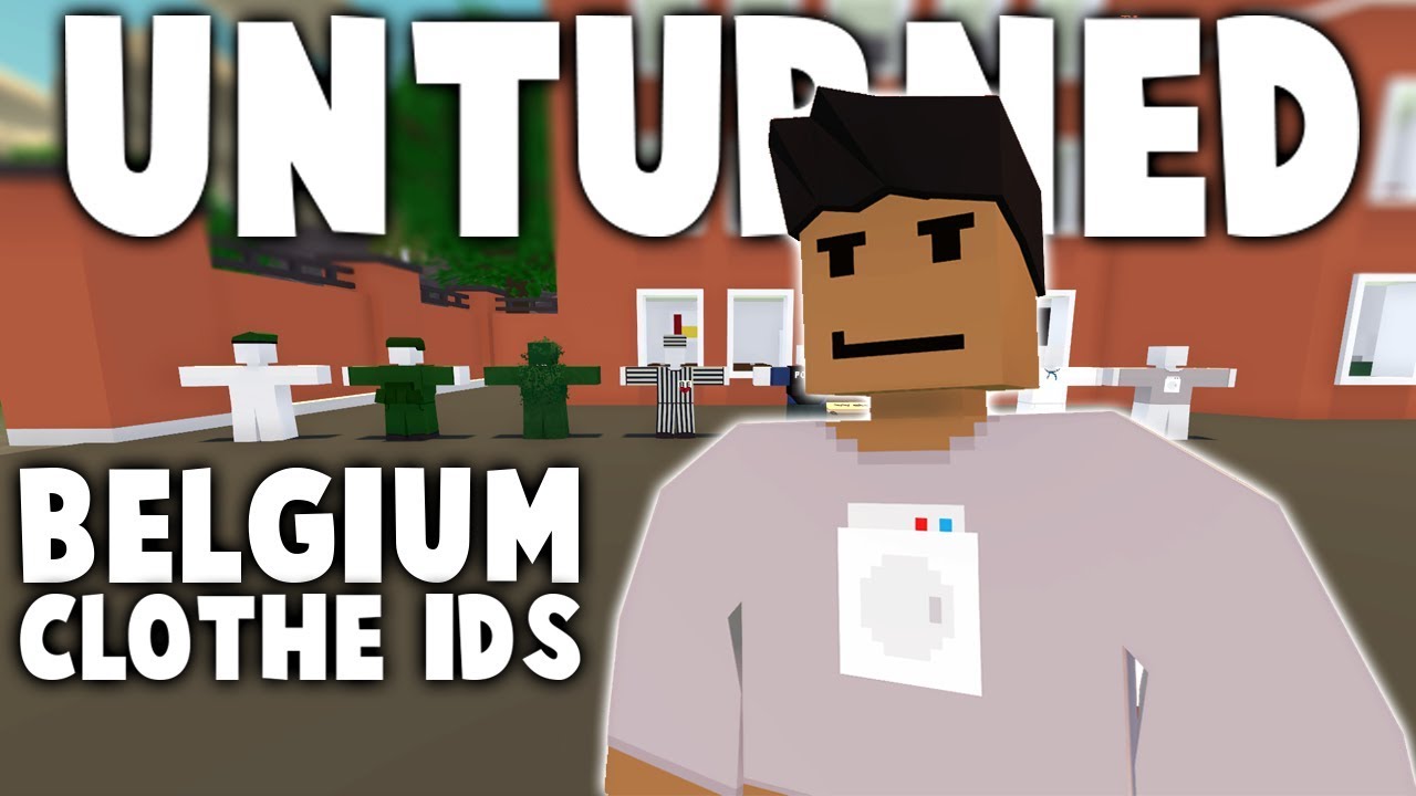 SECRET PROJECT REVEALED! Unturned All Belgium Clothe IDS! (and food)