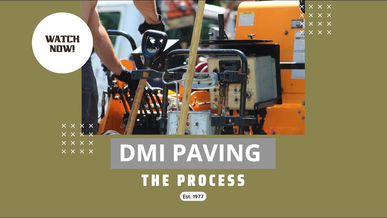 THE PAVING PROCESS // LEEBOY PAVER PUT TO WORK