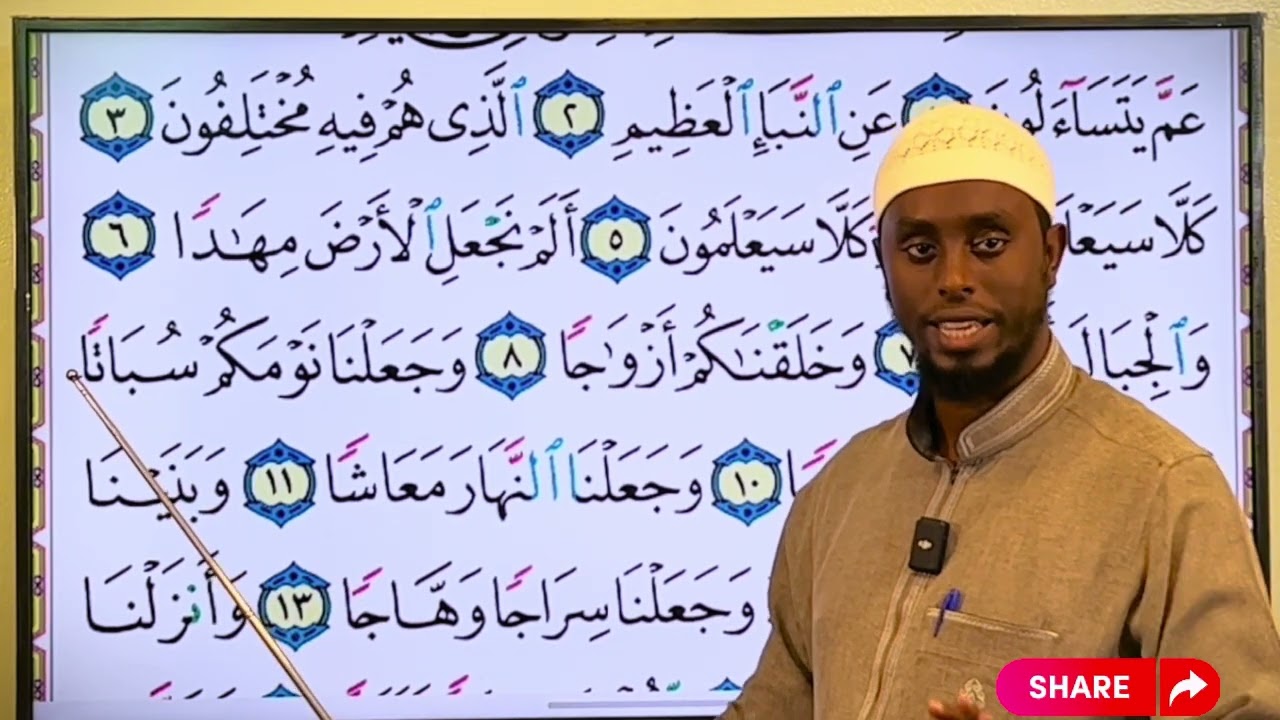 Suuraa Naba,a سورة النباء