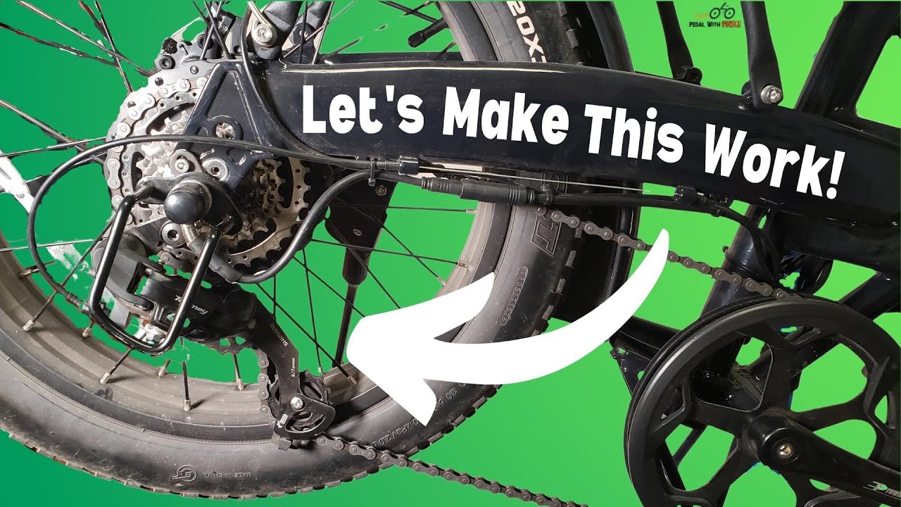 Lectric XP 2.0 - How To ADJUST Shifting - Shimano TOURNEY Derailleur