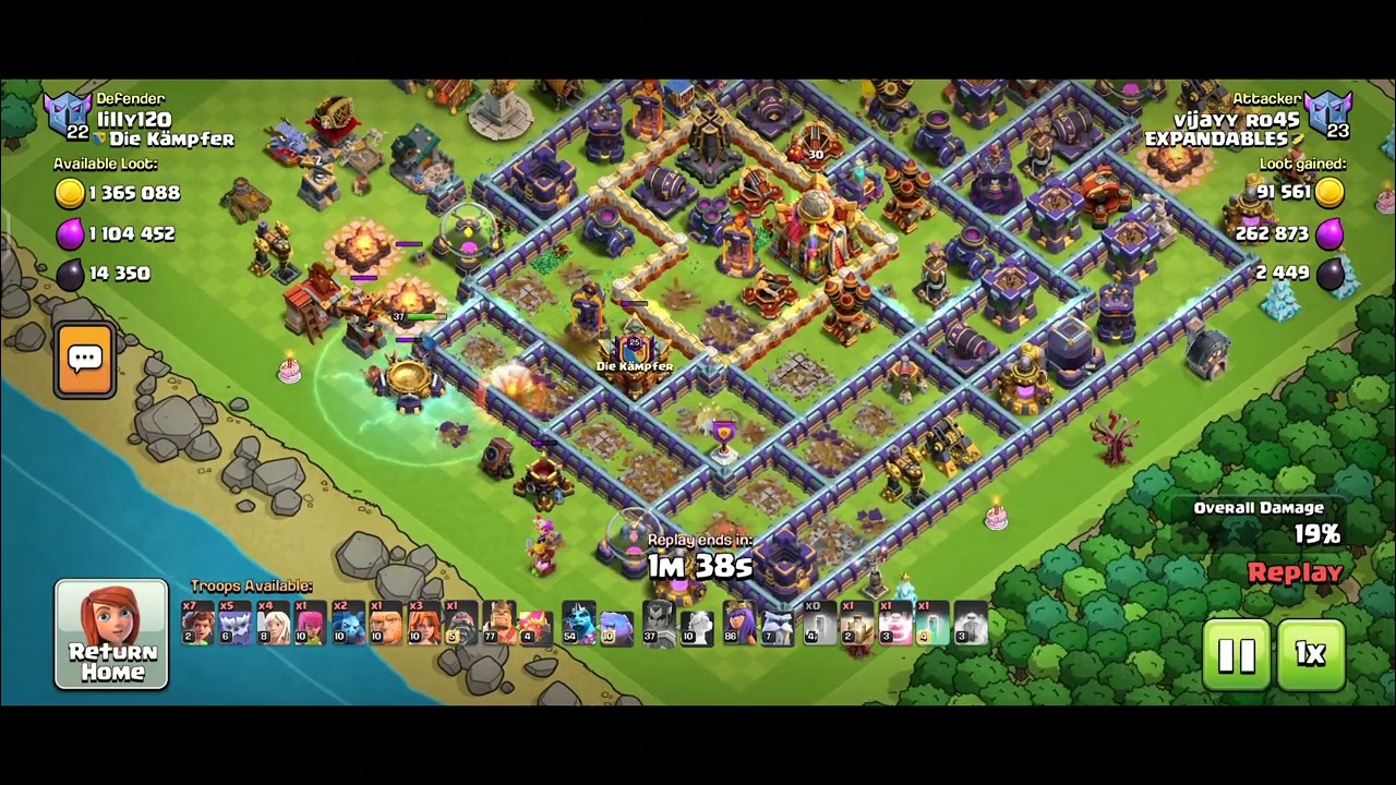 🥰Sweet Revenge 😈 in #clashofclans #coc #cocattackstrategy #cocnewfeatures #gaming 