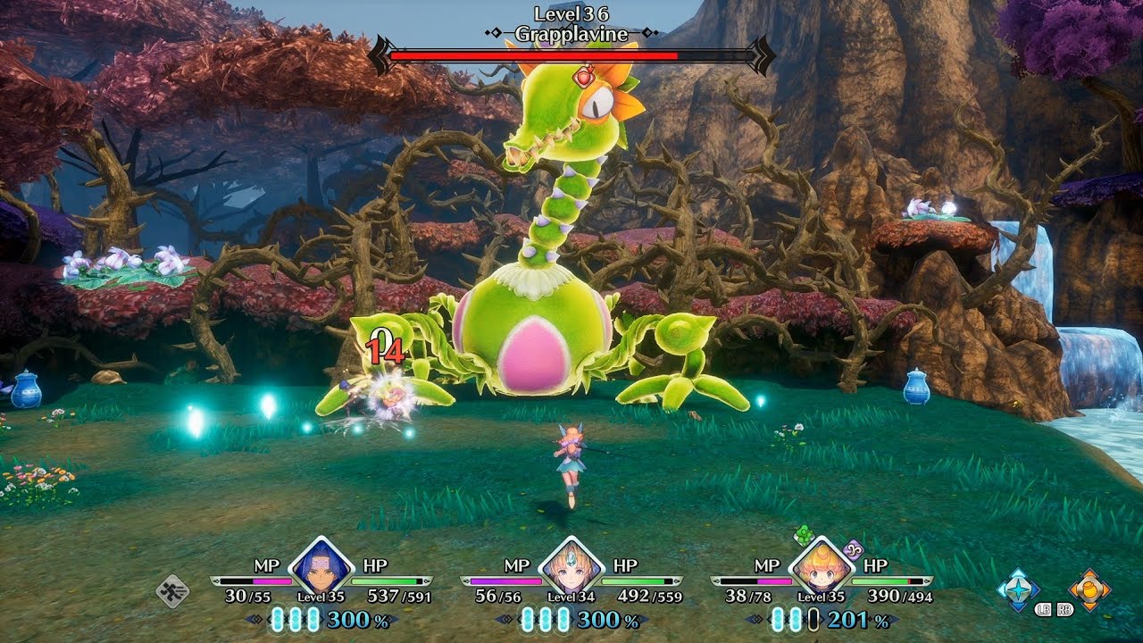 Trials of Mana - All Bosses with All Characters and True Ending
