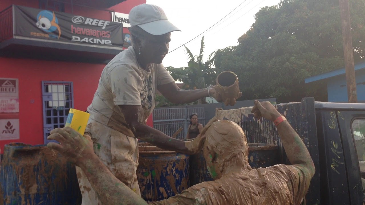 Old Mud Lady @ Mudders - Trinidad Carnival 2016
