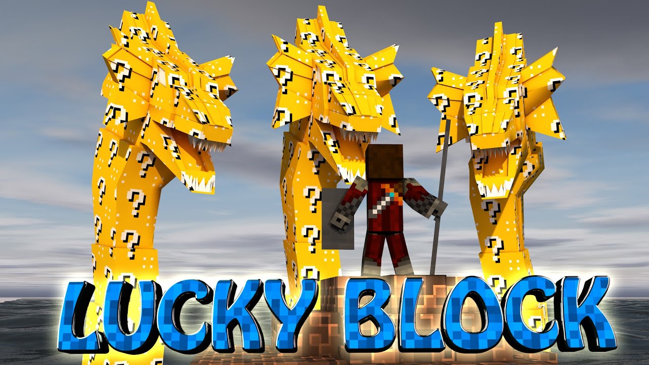 Minecraft | LUCKY BLOCK BOSS CHALLENGE - 3 Headed Hydra! (Hydra, Bosses, Mythical Mobs)