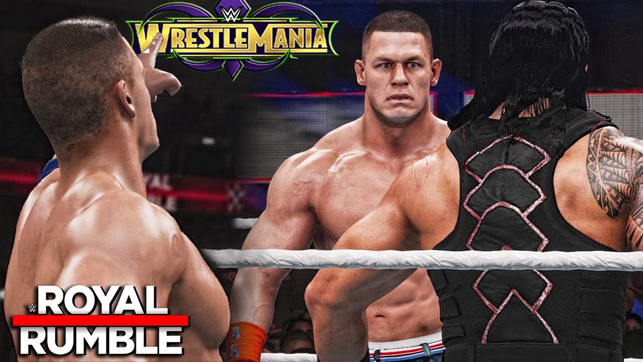 WWE 2K18 Royal Rumble 2018 - John Cena Wins 30 Man Royal Rumble Match!