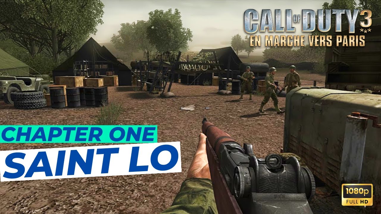 Call of Duty 3 PC (RPCS3) - Chapter 1: Saint Lo [UHD 60FPS Walkthrough]