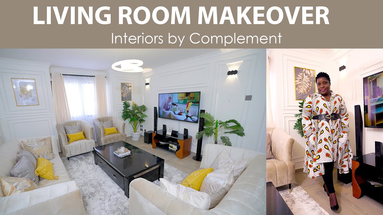 Living Room/Dining Room Makeover in Nyayo Estate  .. Interiors by Complement
