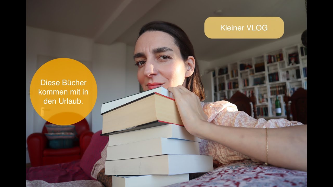 VLOG | Diese B&uuml;cher kommen final mit in den Urlaub | Kali's Books