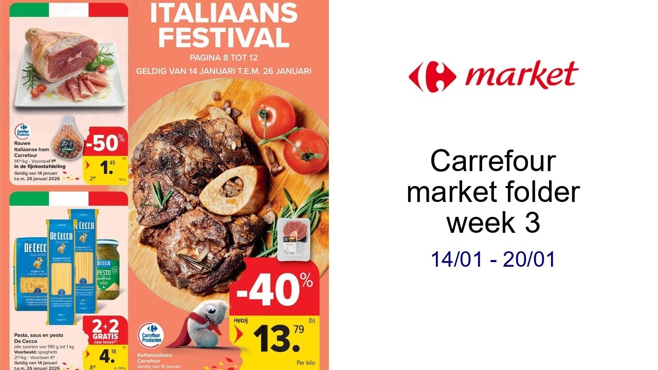 Carrefour market folder week 3 14/01 - 20/01