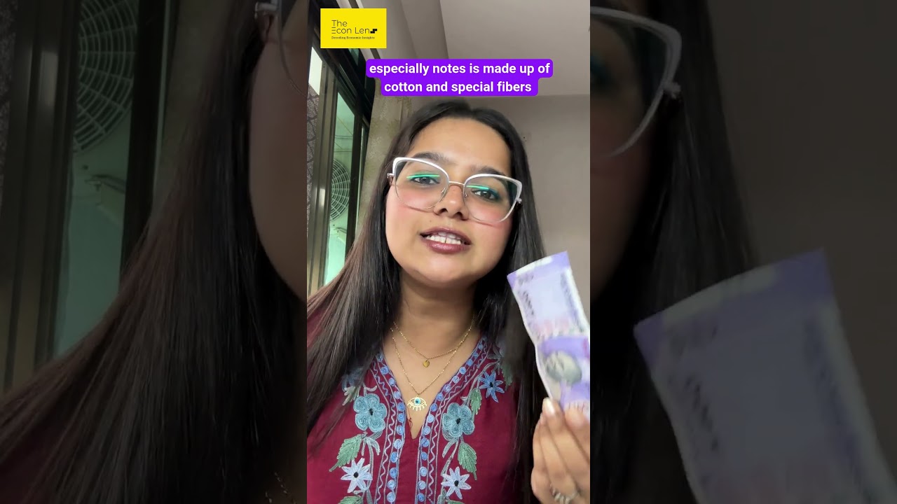 What are Indian Currency Notes Are Made Of? 💸| DAY 2 | Economics in Everyday Life #coins #money