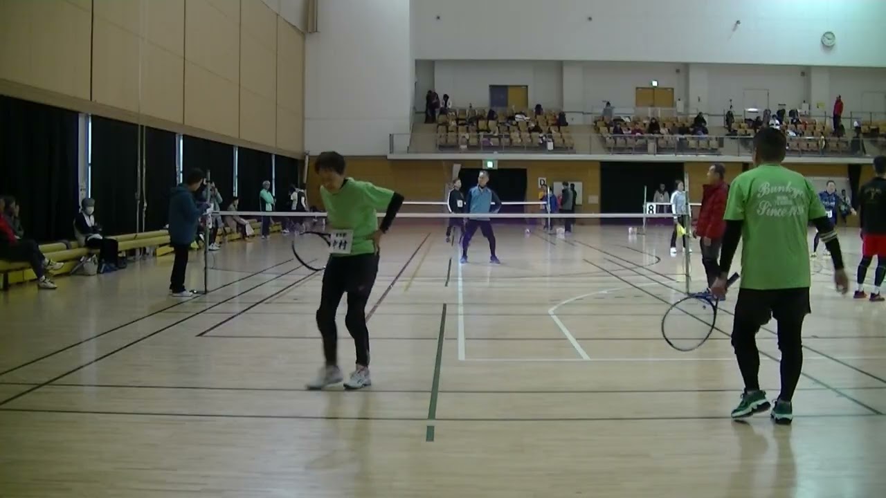 2025天野杯武田中村ペア対杉木湯山ペア