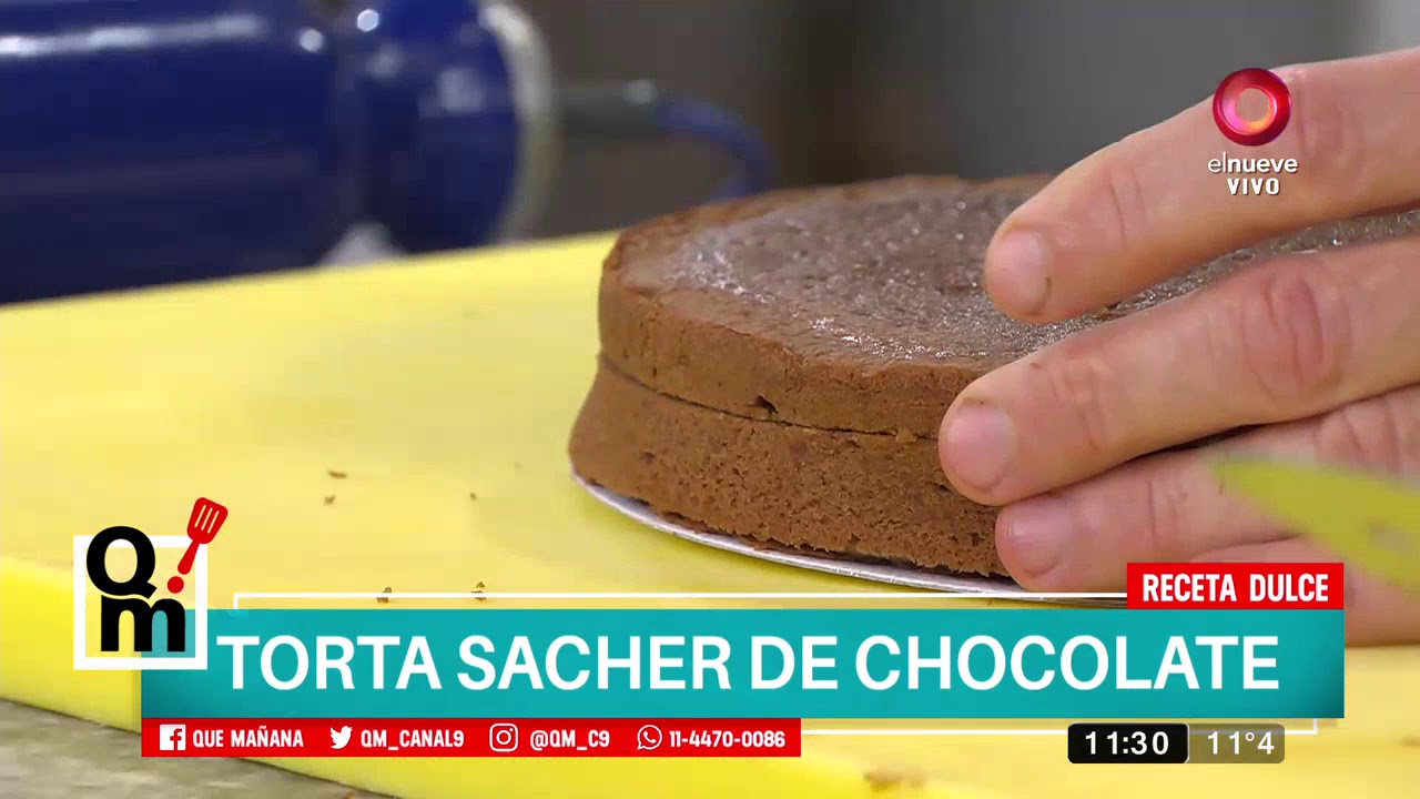 Receta dulce: Torta Sacher de chocolate