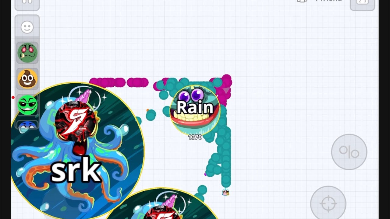 БЕЗУМНЫЙ ДУЭТ С SRK (AGARIO MOBILE)