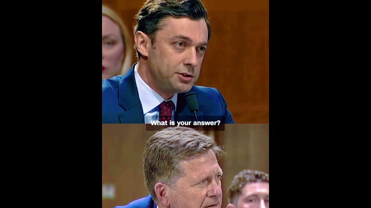 Jon Ossoff Presses Trump DNI Nominee Jay Clayton on 2020 Election |Tense Senate Confirmation Hearing