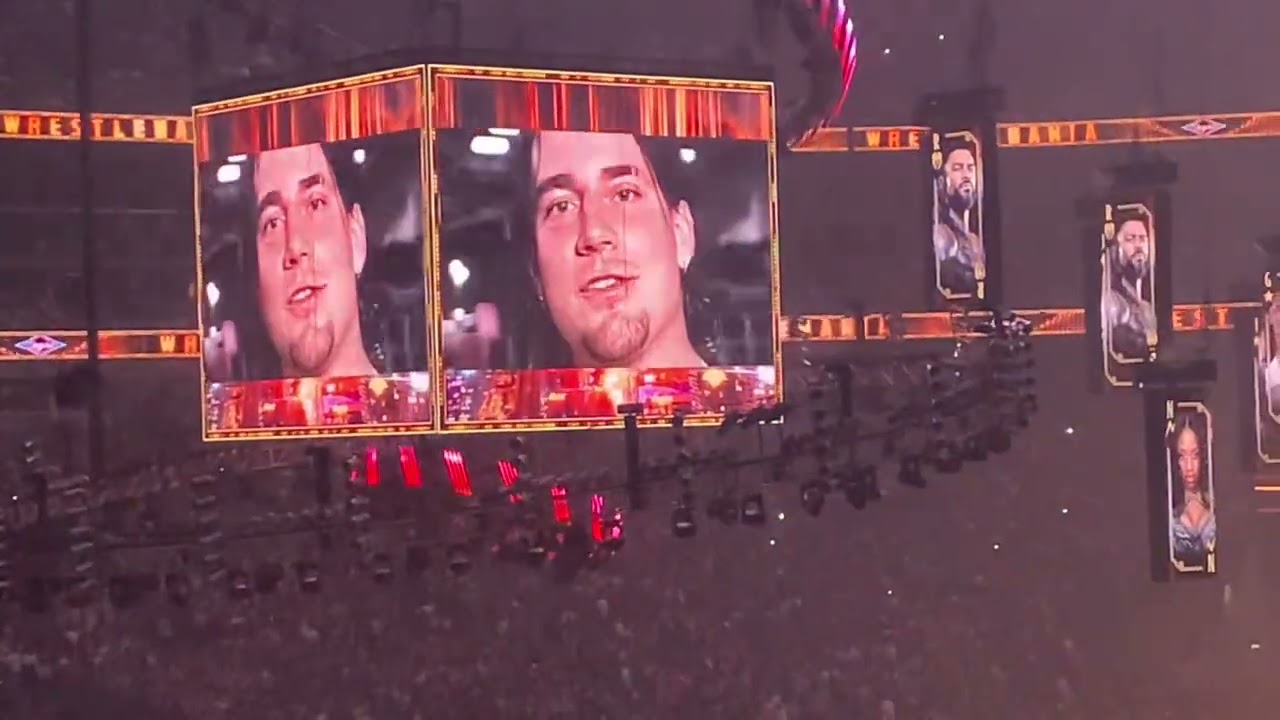 CM Punk WrestleMania entrance Living Color performs “Cult of Personality” live