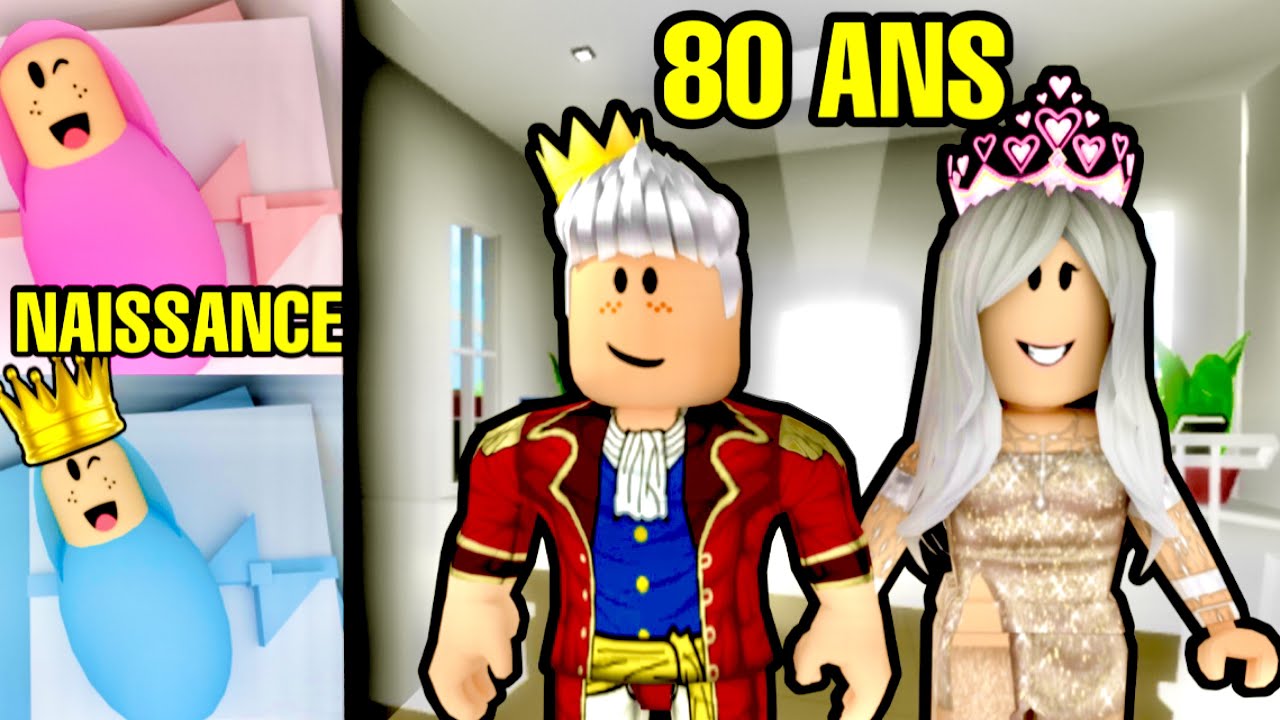 DE LA NAISSANCE JUSQU'À 80 ANS DE MAEVA ET PRINCE LÉO DANS BROOKHAVEN! ROBLOX BROOKHAVEN RP STORY
