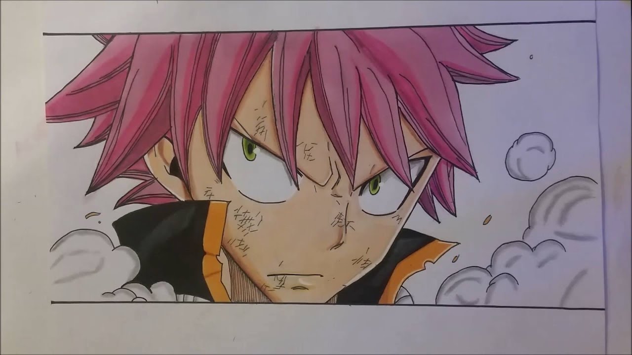 Drawing Natsu Dragneel - Fairytail