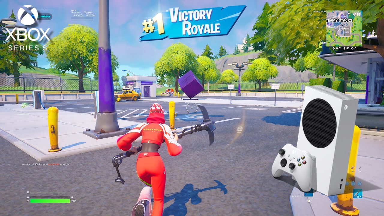 Xbox Series S Fortnite Reload Controller Gameplay (4K 120FPS)