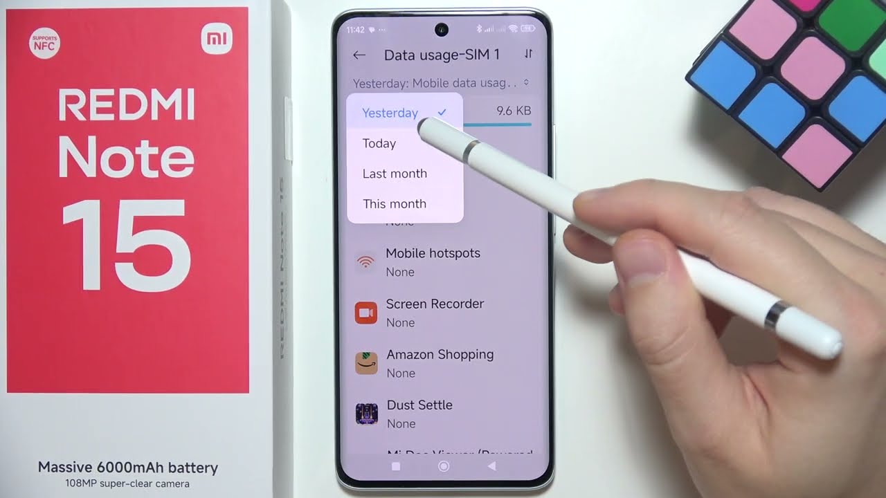 Redmi Note 15: How to Check Mobile Data Usage