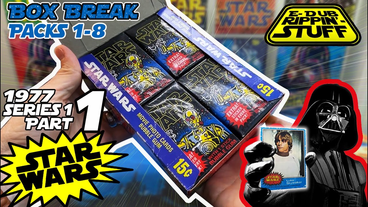 Vintage 1977 Star Wars - Series 1 8 Pack Rip *Part 1 of 8*  Will I get the Holy Grail of Lukes?!!