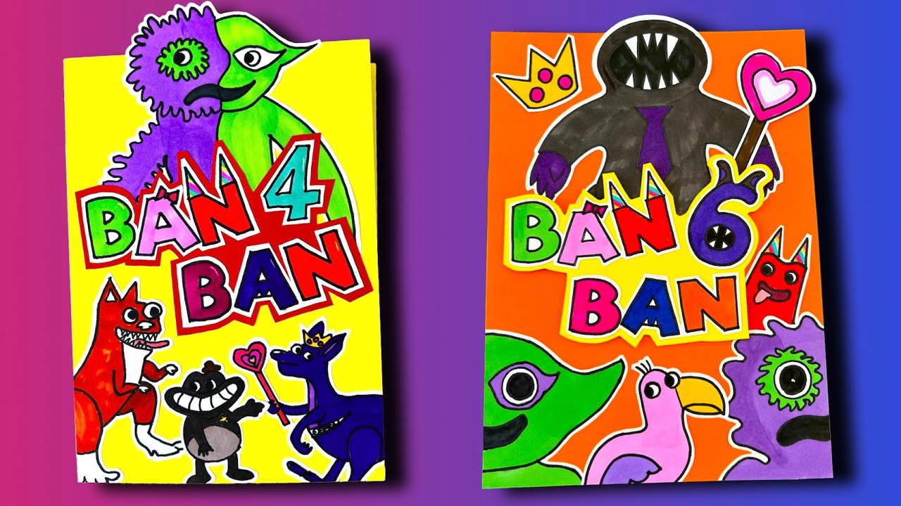 Garten of BanBan 6 VS BanBan4 | Сборник игровых книг | Все новые боссы-сюрпризы | Полная версия игры