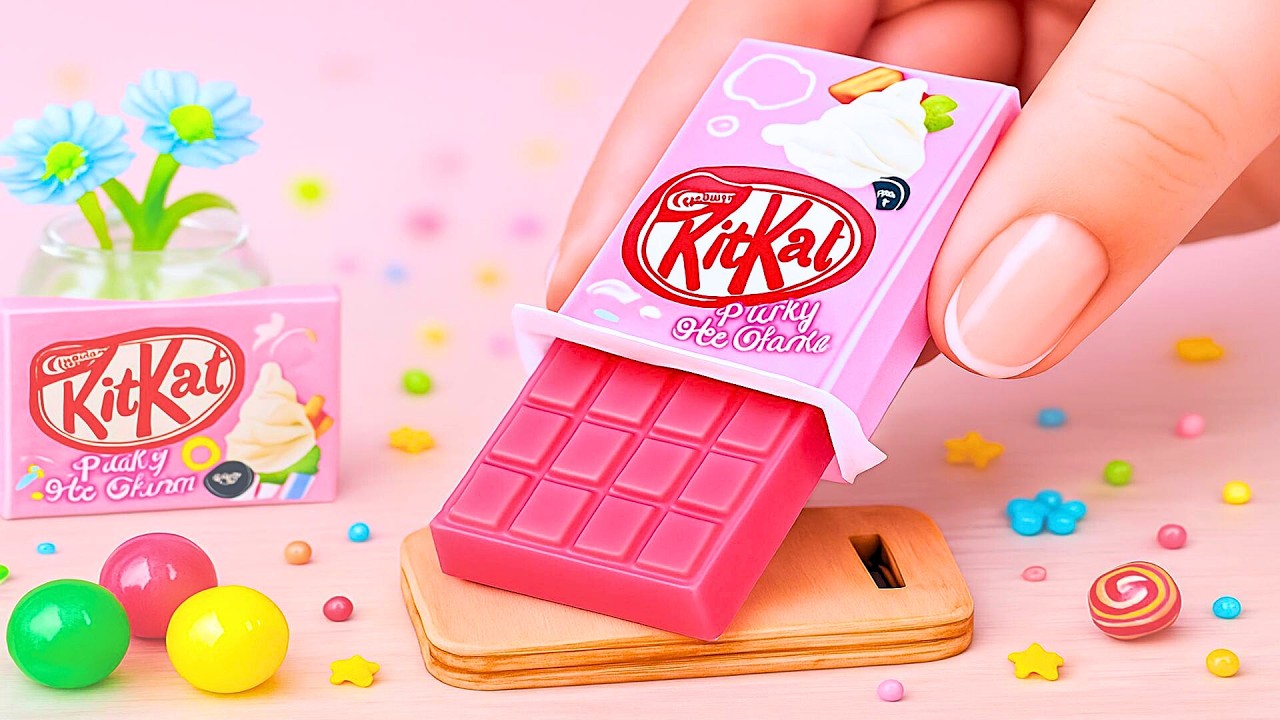 Delicious KitKat Mini Cake 🍓🍫 Satisfying Strawberry Chocolate Decorating | Tiny Cakes World