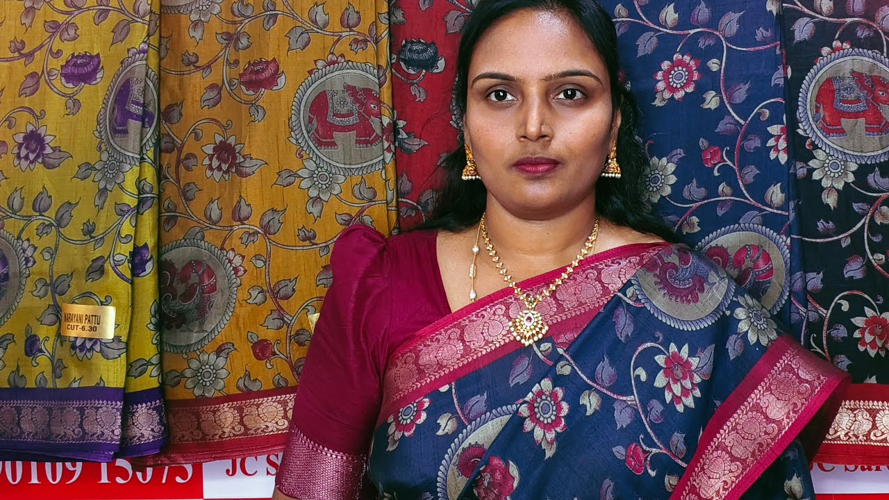 JC Saree collections Live narayani pattu sarees jute georgette Ganga Jamuna sarees Ph.9010915073