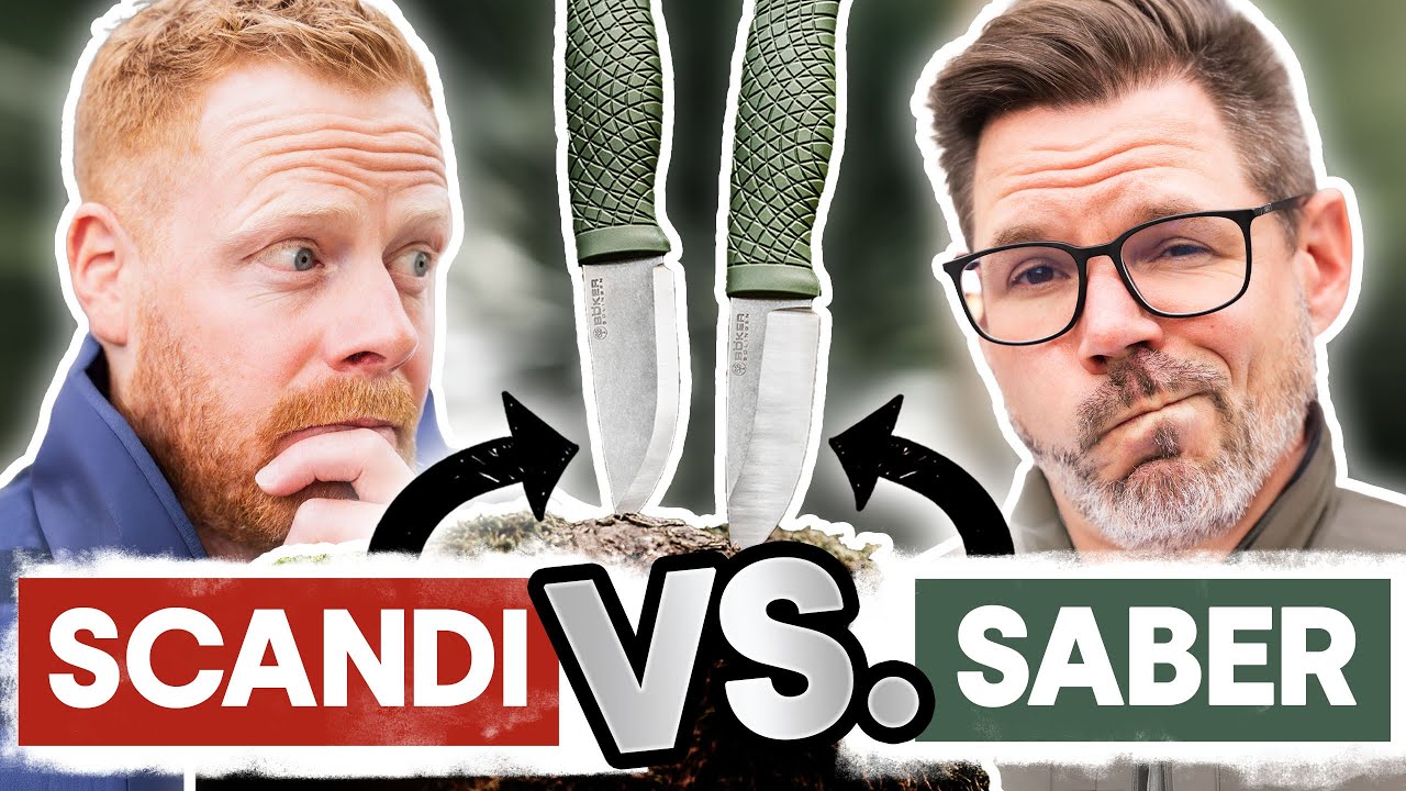 The BEST GRIND for OUTDOOR KNIVES❓🤔 SCANDI vs. SABER GRIND💥 NEW BRONCOS tested🔪 | B&ouml;ker Solingen