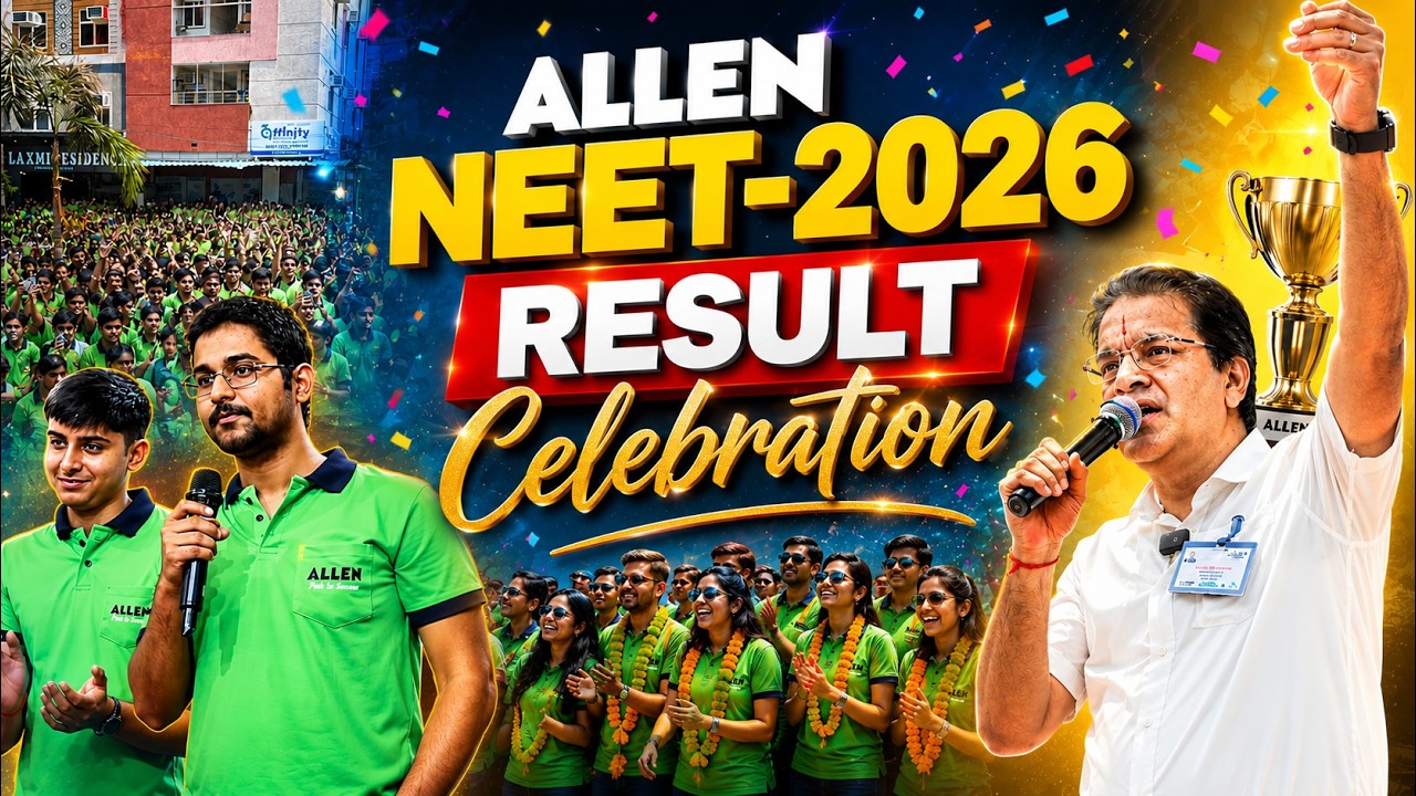 NEET-UG 2026 Result Celebration | ALLEN Kota | BM Sir | 5 in Top 10 AIR.. ALLEN Rocks Once Again 🔥💯