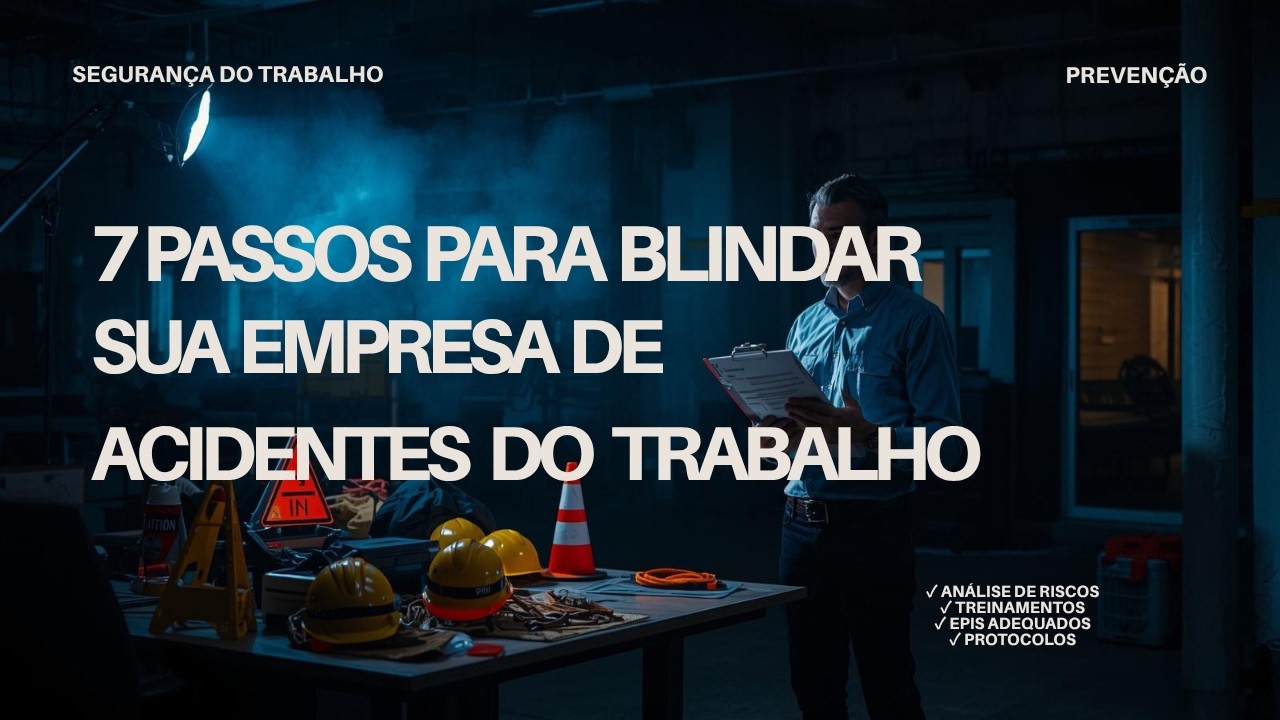 7 PASSOS PARA BLINDAR SUA EMPRESA CONTRA ACIDENTES E PROCESSOS
