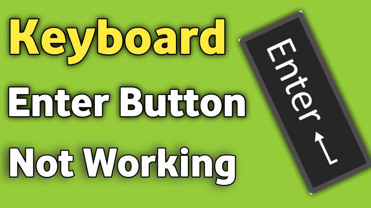 Laptop Enter Button Not Working | Keyboard Enter Key Not Working