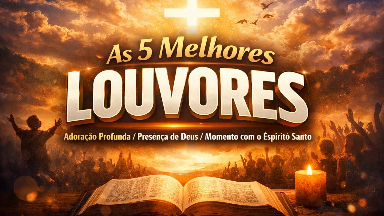 Os 5 Melhores Louvores / Adoração Profunda / Presença de Deus / Momento com o Espírito Santo