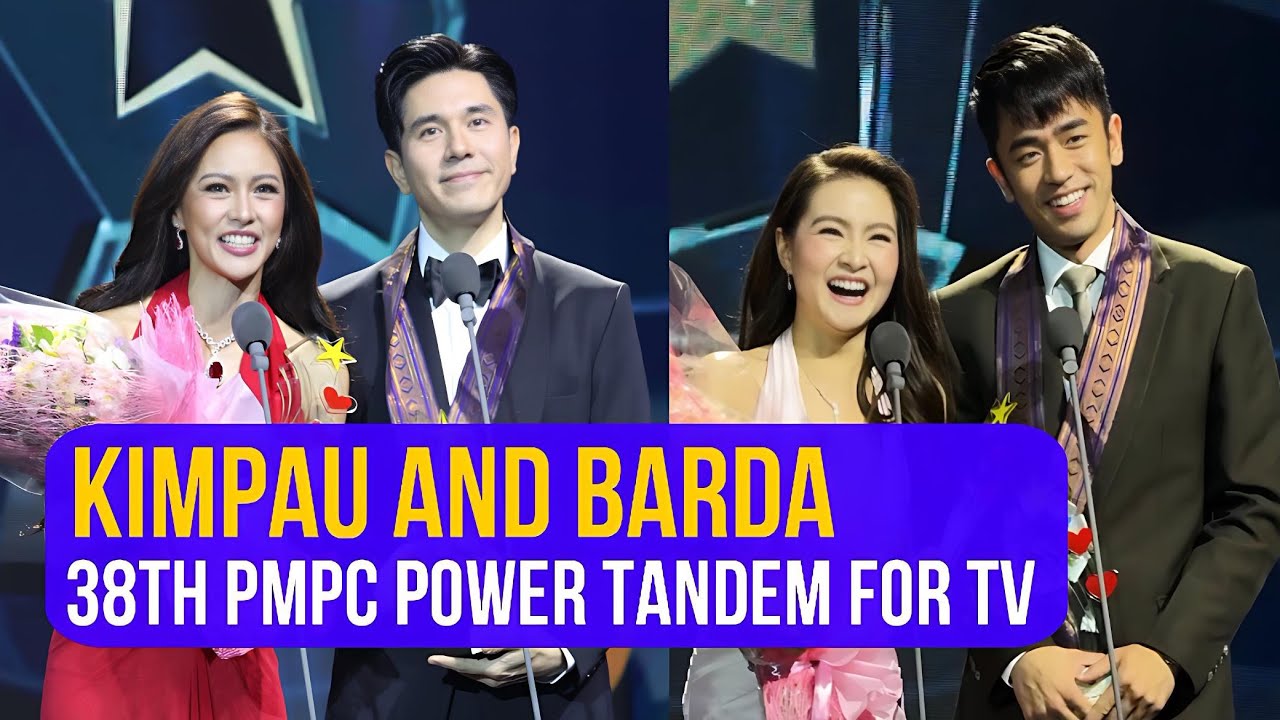KIMPAU AND BARDA WINS POWER TANDEM AT THE 38TH PMPC STAR AWARDS FOR TELEVISION