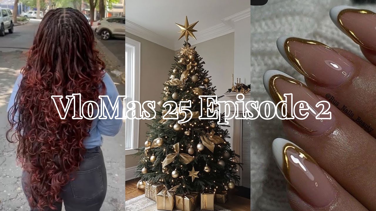 VLOGMAS: Рождественская елка + Уход за собой + Стильный маникюр 🤍 Версия для влюбленных девушек