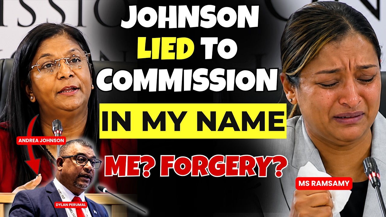 😭 'I Can't Continue...' Drushantha Ramsamy BREAKS DOWN, Runs Off as Commission Is Forced to Adjourn
