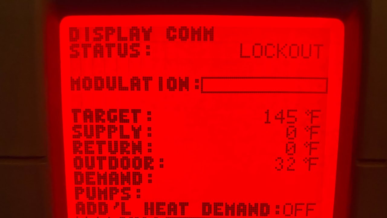 Sunday Emergency Weil McLain Ultra 2-299 Lockout Display Error Diagnosed & Repaired