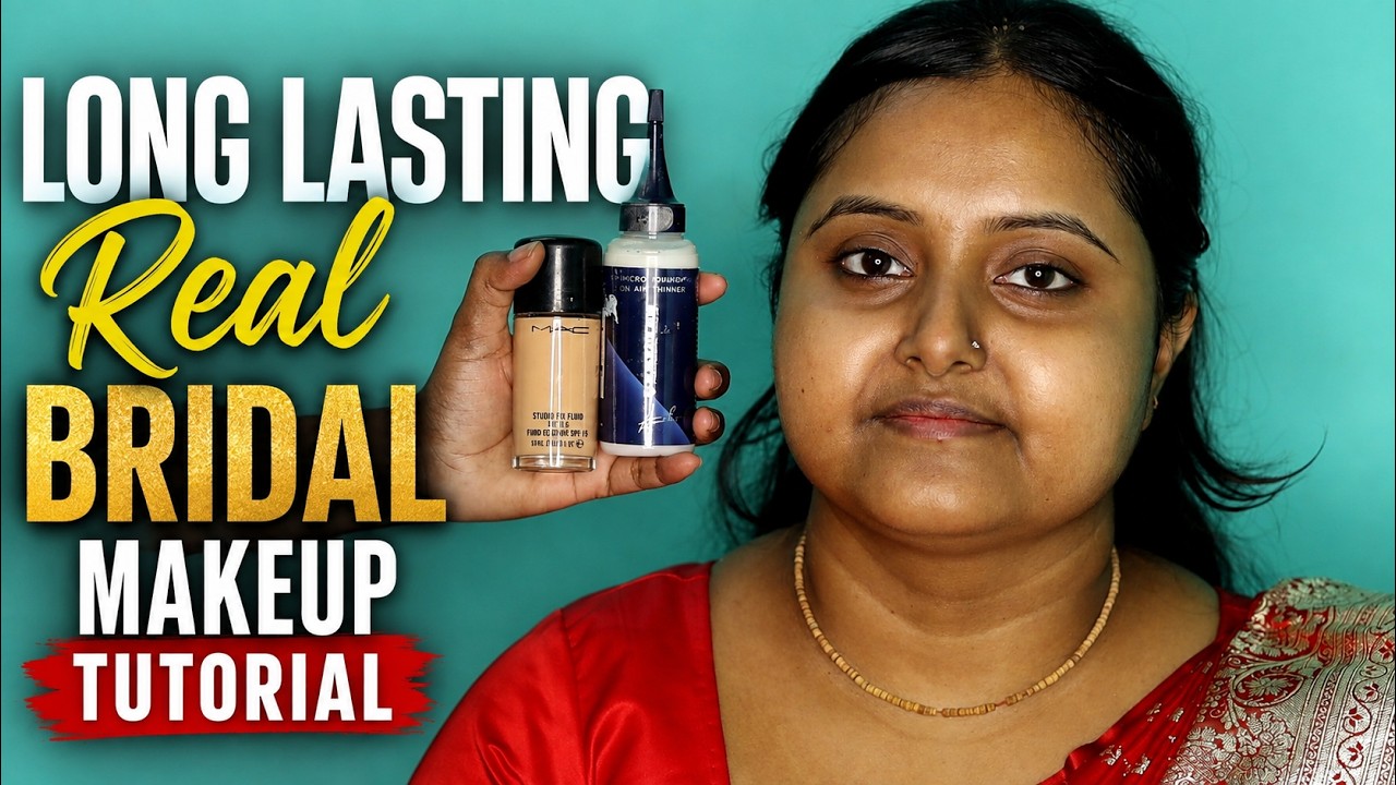 Real Bridal Makeup/ Long lasting Bridal Makeup/ Bridal Makeup For Beginners