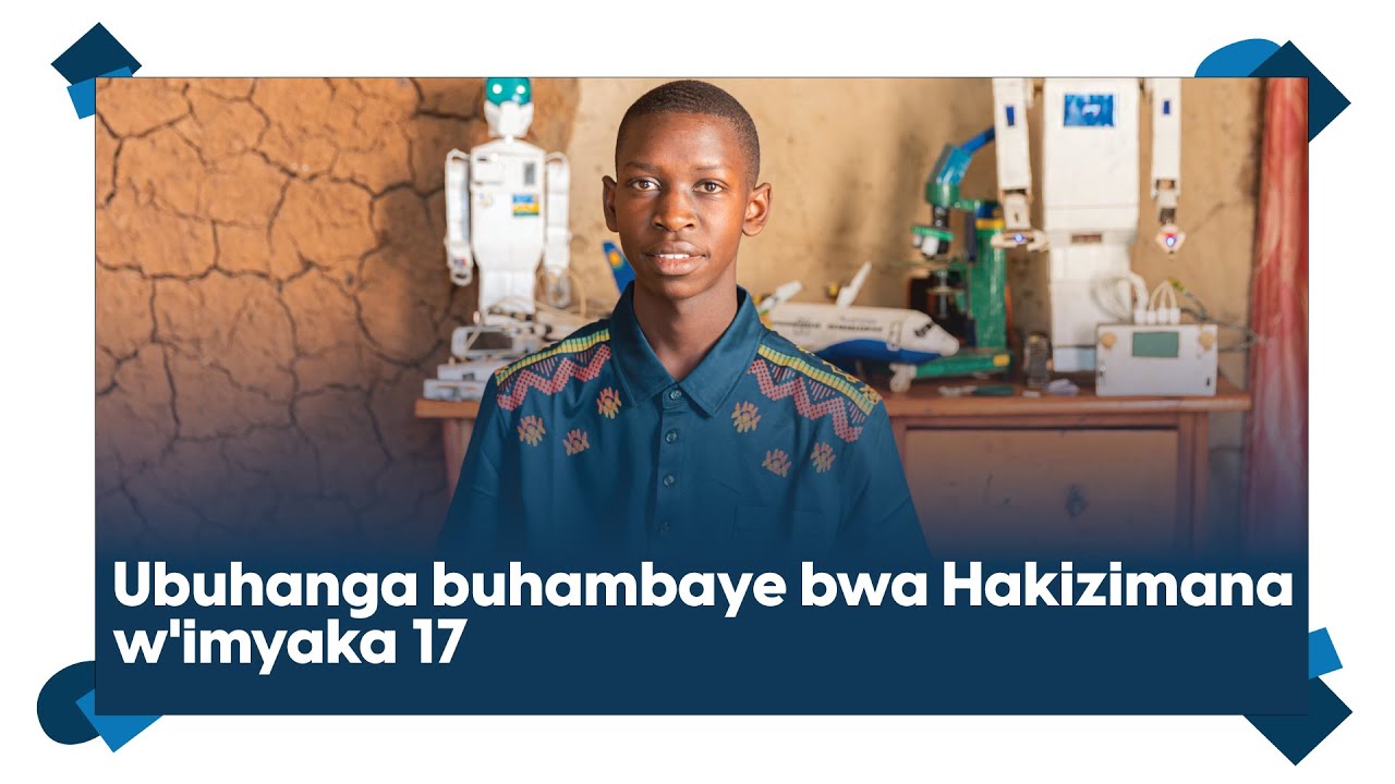 Akora ibikoresho atarabonesha amaso ye || Ibitangaje kuri Hakizimana w'imyaka 17