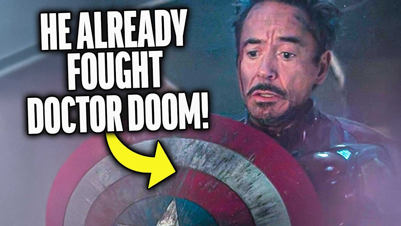 Endgame Tony already fought Doctor Doom & I can PROVE IT