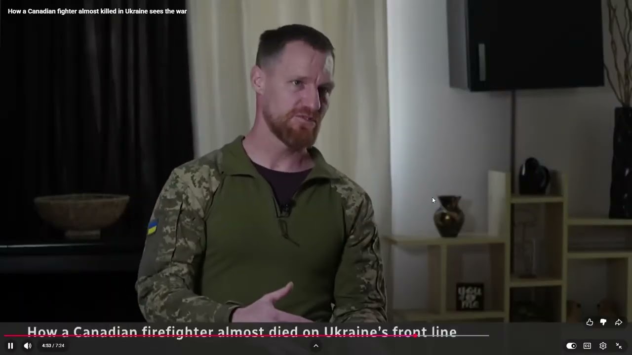 CBC sympathizes with Ukrainian/Canadian fighter (AZOV NAZI support) Here are my thoughts
